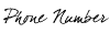 Phone Number
