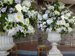 Beautiful church and civil ceremony wedding flowers by The French Touch