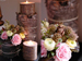 Beautiful wedding floral centrepieces by The French Touch